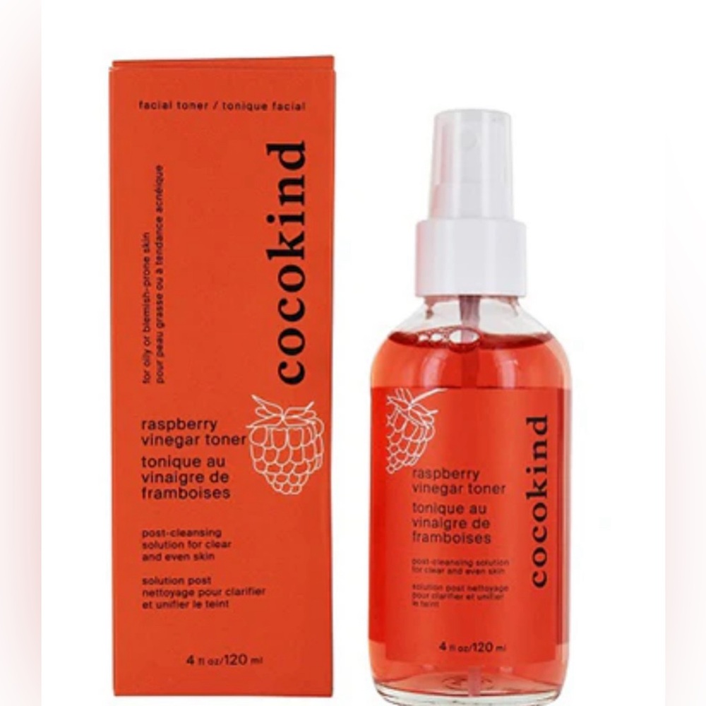 cocokind raspberry vinegar toner 120 ml